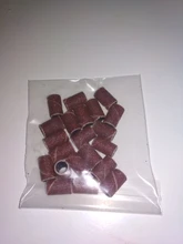 20-50 Uds Kit de tambor de lijado 80 #120 #180 # taladro clavo Bits herramientas abrasivas Dremel accesorios papel de lija mango herramientas rotativas