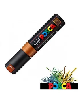 POSCA MARKER 8MM WATER-BASED METAL BRONZE COLOR
POSCA MARKER 8MM WATER-BASED METAL BRONZE COLOR