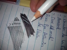 Lápiz de dibujo profesional para bocetos, Base no tóxica, color marrón y blanco, para resaltar, boceto, lápiz de carbón