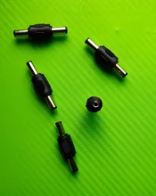 Toma de corriente macho a macho de 5,5x2,1mm, conector de clavija de alimentación hembra a hembra, adaptador de montaje de Panel de cable de 5,5mm y 2,1mm