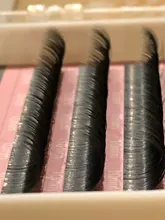 Extensiones de pestaña plana mate, visón Individual más suave, suministros de pestañas, elipse, Cachemira, puntas divididas de volumen