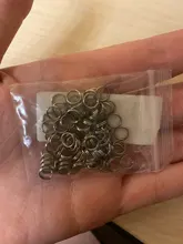 100 unids/lote 5-15mm abierto de acero inoxidable doble salto anillos para DIY clave doble conectores de anillos partidos para la fabricación de la joyería
