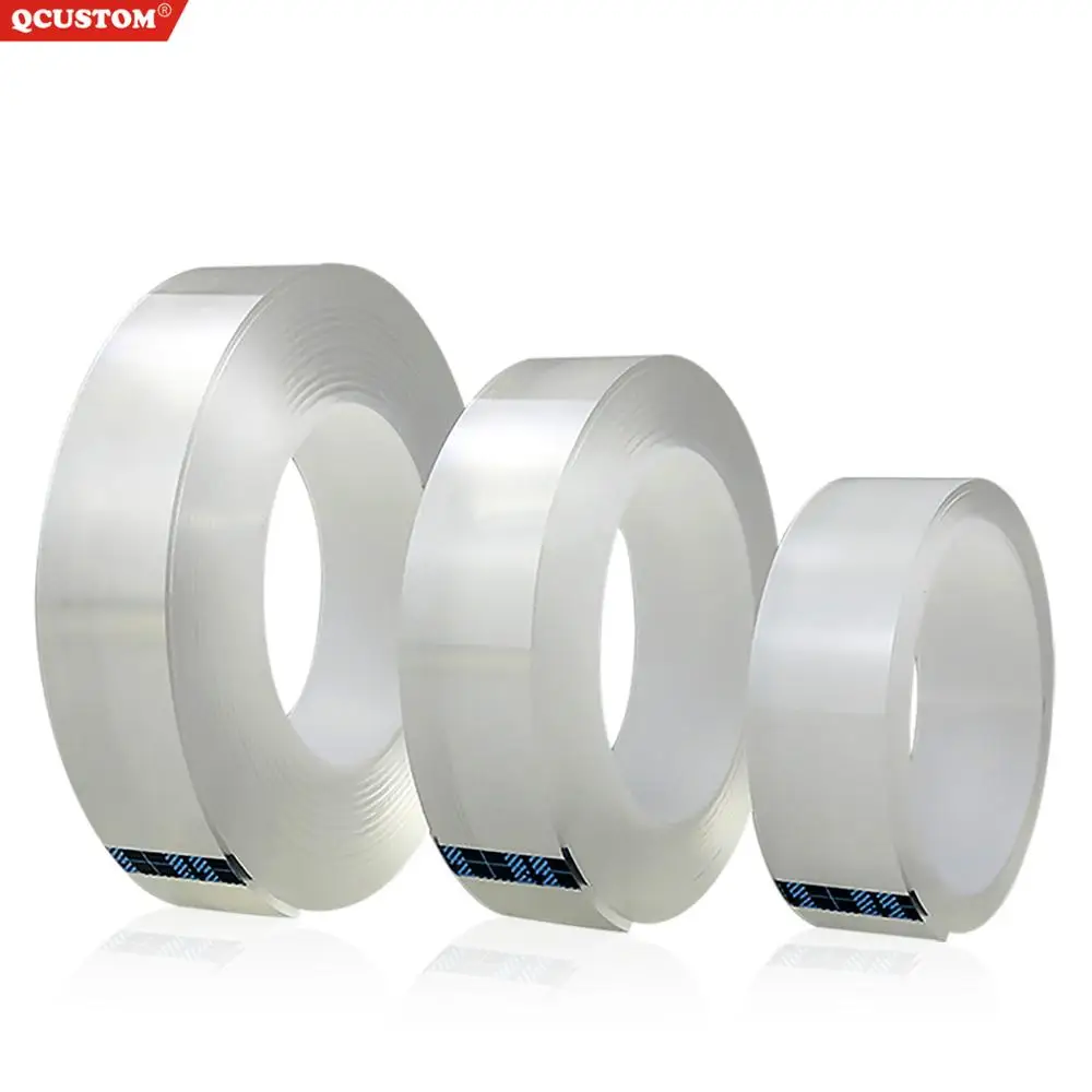 QCUSTOM Factory Dropshipping Magic-Tape Clear Nano Transparent Washable No-Trace Waterproof 3m Reuse Removable Loop Disks Gadget
QCUSTOM Factory Dropshipping Magic-Tape Clear Nano Transparent Washable No-Trace Waterproof 3m Reuse Removable Loop Disks Gadget
