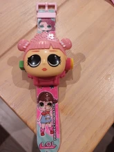 LOL dolls-Relojes de pulsera con proyección 3D para niños, pulsera Digital de silicona con dibujos animados, regalo de figuras de Anime