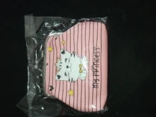 Monedero de gato de dibujos animados para mujer, mini carteras de mujer, bolso de mano, monedero con cerrojo, monedero