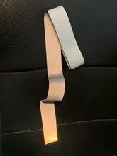 DIY 10/15/20/30 MM alta visibilidad grado coser en cinta de borde de tela reflectante para bolsa de tapa de ropa para un uso de seguridad de visibilidad