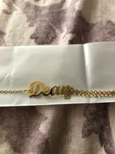 Atoztide 2019 personalizada nombre personalizado pulsera para mujer oro encantos de acero inoxidable grabado escritura tobillera Love regalo