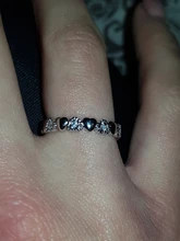 HOMOD-abalorios de anillo de plata de cristal para mujer, anillo redondo para el dedo de Cz transparente grande Diy, joyería de Color plateado para fiesta y boda