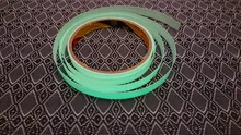 Security-Tapes Self-Adhesive Green Glow-In-The-Dark 3M Portable PET Eco-Friendly Warning