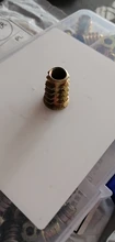 Insertos roscados tuercas, inserto de madera surtido Kit de herramientas, M4/M5/M6/M8 tornillo de muebles insertos perno sujetador (165 uds)
