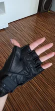 Guantes de moto de cuero auténtico para invierno y verano, equipo de protección para Motocross con pantalla táctil