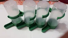 Alimentador de aves, bebedero para mascotas, Clip para equipo agrícola, tamaño: M, 4 unids/lote
