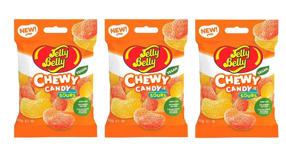 Мармелад Jelly Belly Chewy Candy кислый апельсин лимон (3 шт. по 60 гр.) | Продукты