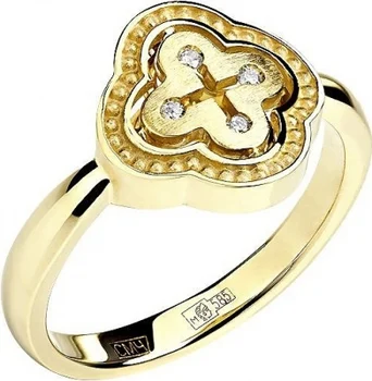 Esthete ring with 4 diamonds in Yellow Gold
Esthete ring with 4 diamonds in Yellow Gold