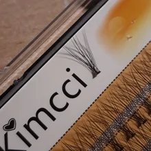 Kimcci de 60 uds maquillaje profesional cúmulo Individual pestañas injerto falsas pestañas con envío gratis