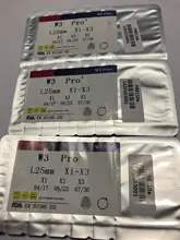 3 uds/Kit Dental endodoncia Niti X1 X2 X3 archivo 25mm forma de limpieza el Canal