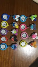 10 unids/lote encantador de la historieta muñecas enfermera retráctil de silicona relojes de bolsillo para Médico del hospital de las mujeres para hombre insignia carrete regalo