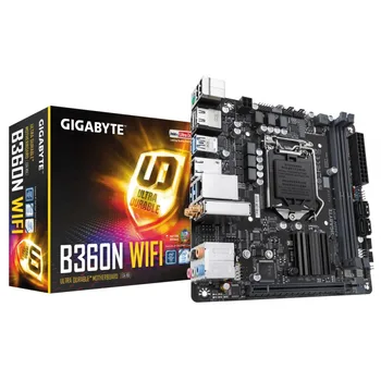Gigabyte B360N WIFI LGA 1151 (H4 socket) Mini ITX Intel B360 Express 
Gigabyte B360N WIFI LGA 1151 (H4 socket) Mini ITX Intel B360 Express