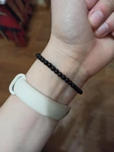 Mini pulsera de energía de 4mm para hombre y mujer, cuentas de piedra Natural, pulsera curativa de Yoga, joyería