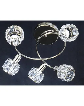Ceiling lamp. PLAFON. LIGHT CEILING SPOTLIGHT. METAL AND CRYSTAL. LEATHER AND CLEAR GLASS. LIGHT E14 Ref. 73392-5 AB
Ceiling lamp. PLAFON. LIGHT CEILING SPOTLIGHT. METAL AND CRYSTAL. LEATHER AND CLEAR GLASS. LIGHT E14 Ref. 73392-5 AB