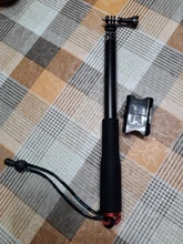 Monopié de buceo de aluminio para GoPro Hero 6, 5, 7, 8, 9, trípode negro, Sjcam, Sj7, Yi, 4K, palo de Selfie para cámara de acción Go Pro, 43in