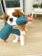 Entertainment-Toys Sound-Toys Big-Goose Chewing Plush-Training Educational Linen Pet-Vocal