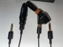 Cable RCA para tatuaje hecho a mano, Cable liso para tatuaje, Cable delgado, multicolor