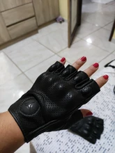 Guantes de moto de cuero auténtico para invierno y verano, equipo de protección para Motocross con pantalla táctil