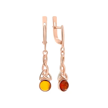 Silver earrings with amber sunlight
Silver earrings with amber sunlight