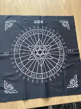 Mantel de péndulo mágico de 30x30cm, péndulo, runas, mesa de Altar, adivinación