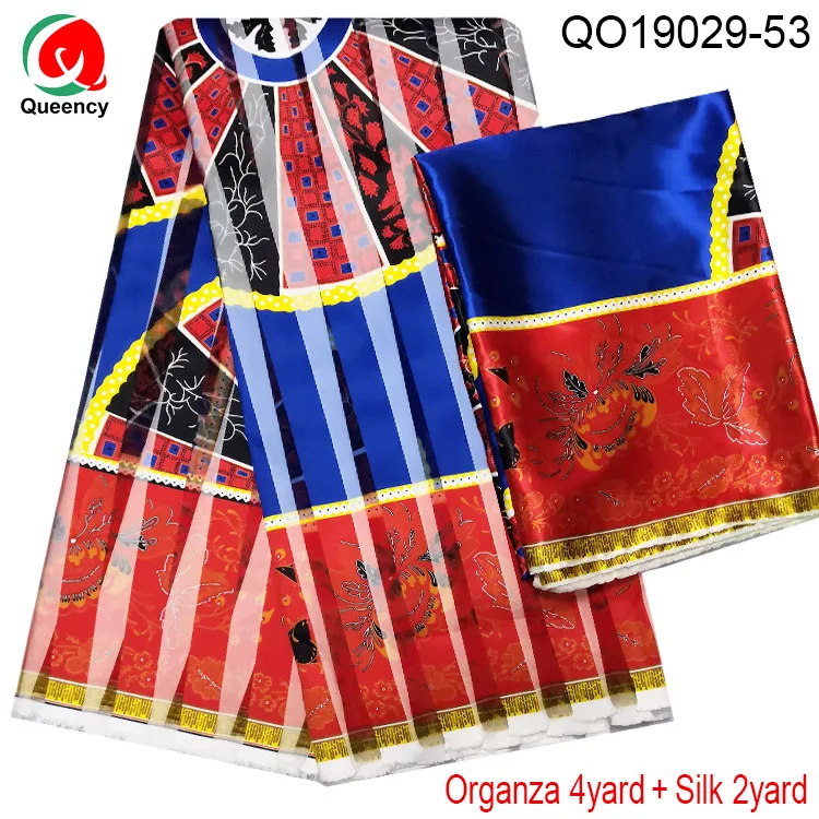 QO19029 Good quality Satin fabric organza ribbon 4 yards America sewing fabric 2 yards satin ankara prints design african tissu
QO19029 Good quality Satin fabric organza ribbon 4 yards America sewing fabric 2 yards satin ankara prints design african tissu