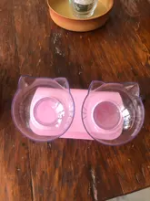 Meijuner-cuenco antideslizante para gatos, Bol individual y doble con soporte elevado, cuencos de comida para mascotas para protección Cervical