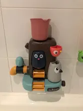 Juguetes de baño para niños, juego de ducha con pulverizador de agua, elefante, juguete de bebé para Baño