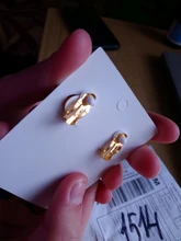 Pendientes de Clip para mujer, aretes de leopardo acrílico largo cuadrado geométrico circular sin Piercing, Clips para las orejas