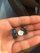 EDC-Spinner de dedo con cadena de acero inoxidable para hombre, giratorio, anillo clásico, Roma, Digital, regalo