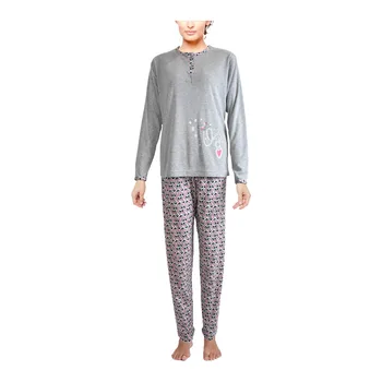 Kitten Mini-women's pajamas warm cotton long sets for winter print and printed pantalon
Kitten Mini-women's pajamas warm cotton long sets for winter print and printed pantalon
