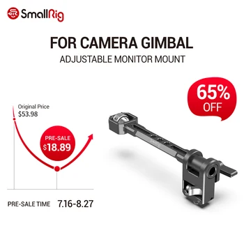 SmallRig Adjustable Monitor Mount for DJI RONIN-S / RONIN SC & ZHIYUN CRANE 3/CRANE 3S/ WEEBILL-S & MOZA AirCross 2 Gimbals 2889
SmallRig Adjustable Monitor Mount for DJI RONIN-S / RONIN SC & ZHIYUN CRANE 3/CRANE 3S/ WEEBILL-S & MOZA AirCross 2 Gimbals 2889