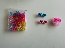 New Pet Lovely Heart Sunglasses Hairpins Pet Dog Bows Hair Clips for Puppy Dogs Cat Yorkie