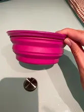 Cuenco de alimentación portátil para perros, contenedor de silicona plegable para agua de mascotas, accesorios para mascotas, 1 unidad