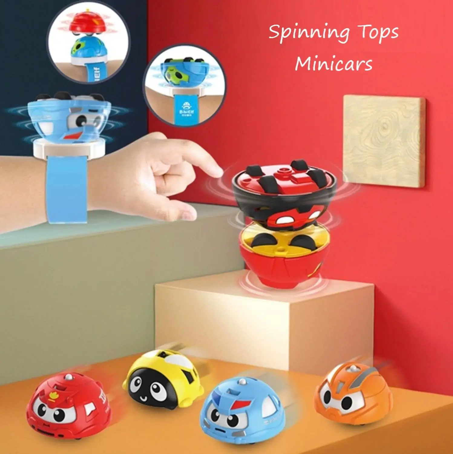 Mini Spinning Tops Cars Battling Tops with Wristband Ring Small Party Favors Gifts for Kids Girls Boys Family Toys New Hit
Mini Spinning Tops Cars Battling Tops with Wristband Ring Small Party Favors Gifts for Kids Girls Boys Family Toys New Hit