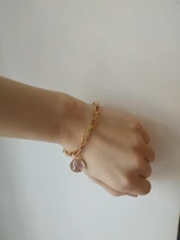 VKME-Conjunto de pulseras de cadena cubana Punk para mujer, brazaletes de Color dorado grueso, Miami, bohemio, joyería de moda, 3/4 Uds.
