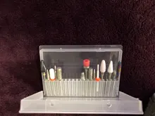 Ladymisty-taladro eléctrico para uñas, accesorios para manicura, 3/32 , 1 unidad