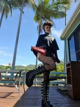 Pantalones cortos elásticos Cosplay de Lolita para mujer, Shorts bombachos con burbujas, color blanco y negro, #25