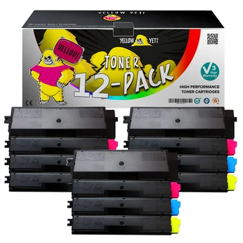 

12pcs Kyocera Toner Cartridge for TK580 TK 580 TK-580 Compatible For Kyocera ECOSYS P6021cdn FS-C5150DN printer