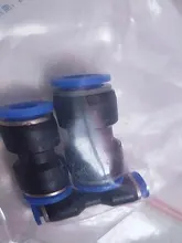 Conector neumático para tubo de conexión de manguera, compresor de junta de plástico, tubo de liberación rápida de empuje para 4mm, 6mm, 8mm, 10mm, 12mm, Pu Py