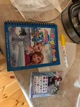 Original Frozen Water painting Drawing toys Graffiti anime action figure Watercolour