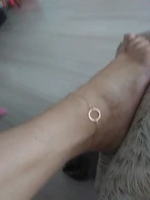 XIYANIKE-tobilleras geométricas para mujer, accesorios para pies, pulsera para sandalias descalzas, tobilleras