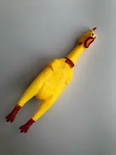 Pollo chillón de goma, bonita y divertida caricatura, Grande/cachorro interactivo, perro de juguete, Limpieza de dientes, Sm ll, juguetes para mascotas
