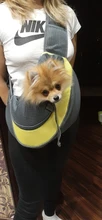 Comodidad para mascotas perro al aire libre de viaje bolso de bolsa de malla de Oxford solo hombro bolso de viaje Bolso grande de hombro