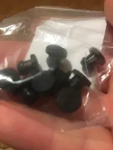 De goma de silicona agujero 4,5mm a 50,6mm T Tipo de cubierta de tapón de Snap-on Junta tapón tapas sello, tapón